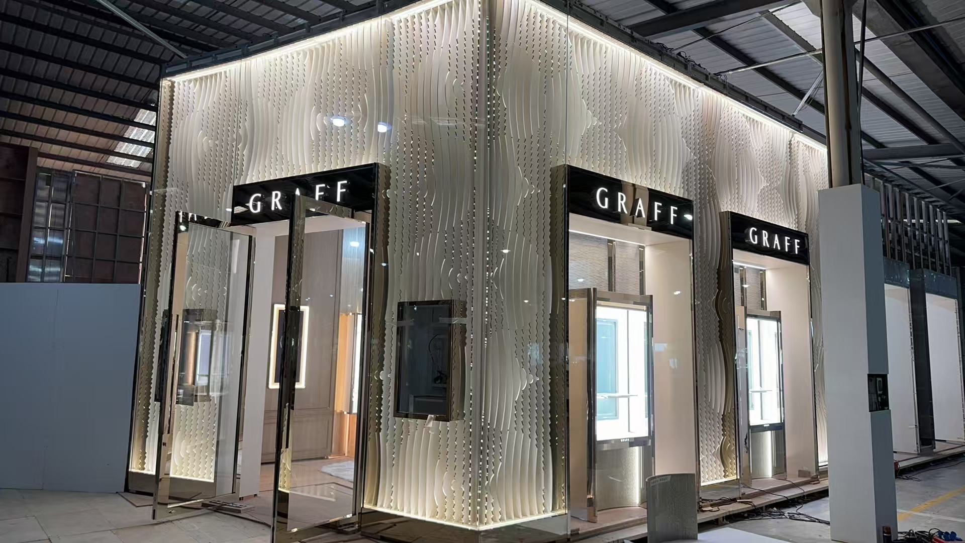 NEXTOP bespoke retail metal works for global luxury brands.