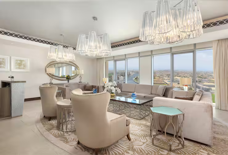 NEXTOP bespoke suite furniture for Dubai Hilton Hotel.