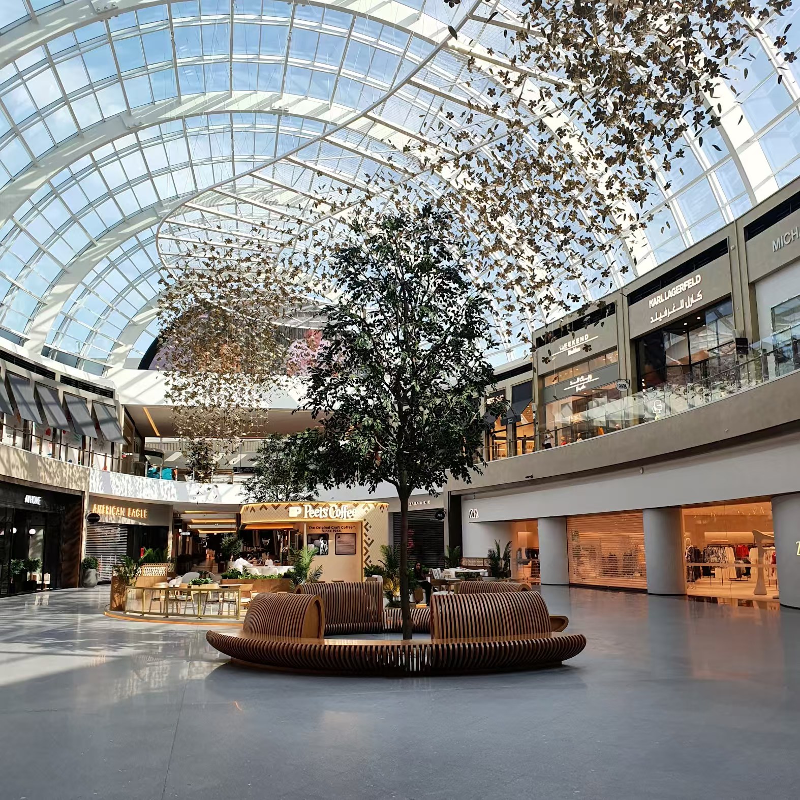 NEXTOP large-scale metal ceiling works for complexes.