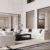 Minimalist White Modular Sectional Sofa Set - Image 2